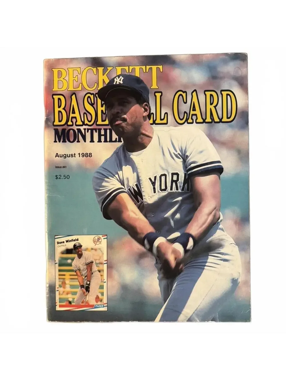 August 1988 Beckett Baseball Monthly Magazine Mark Grace Cover GenX Nostalgia